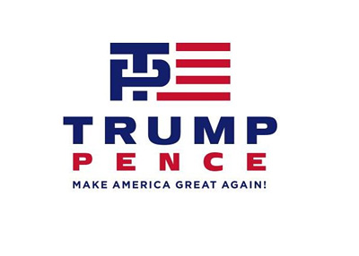 Trump Pence 2016 campaign logo