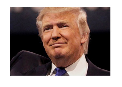 Donald Trump - Presidential Elections 2016 - Waving to the crowd. Cropped.