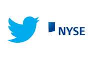 Twitter Bird Logo and NYSE Logo