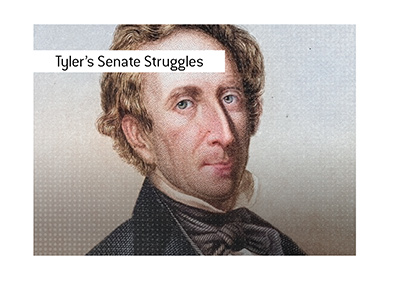 John Tyler’s Record Four Cabinet Nominations Rejected by Senate.