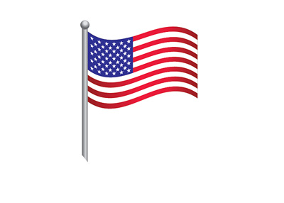 The United States of America - Flag - Illustration