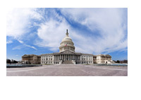 United States Senate Building - Capitol Hill - Clear Day