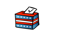 US Election Ballot - Illustration