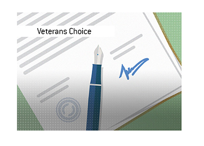 The details behind the signing of the Veteran Access to Care Through Choice, Accountability and Transparency Act.
