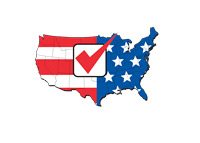 Vote Split - United States - Illustration