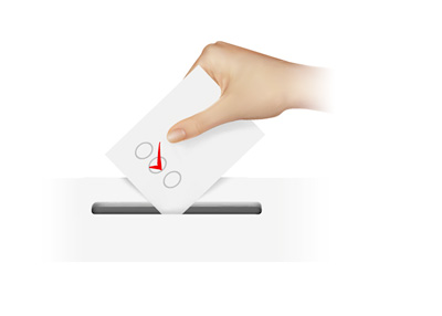 Voting Ballot - Illustration - Concept