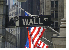 -- Wall Street and Broadway Intersection - Street Sign - New York --