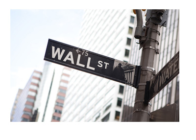 Wall Street Sign - Financial District - New York - Sunny Day