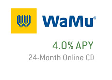 washington mutual - 4 percent apy - 24 month online cd