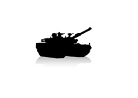 Tank - Illustration - Black and White