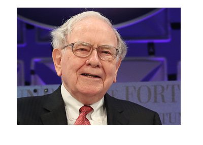 Warren Buffett wins again. Archive photo.