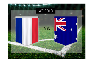 World Cup group match preview and odds. France vs. Australia. Bet on it!
