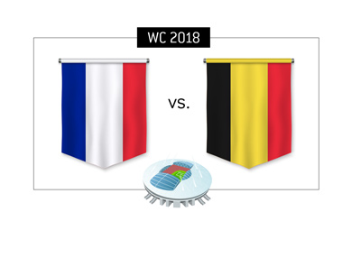 World Cup Russia semi-finals matchup - Belgium vs. France - Bet on it!