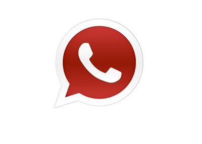 Whatsapp Logo - Red Colour