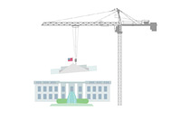 Raising the ceiling at the White House - Illustration