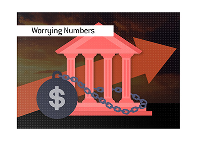 Worrying deficit and overall government debt numbers.  Does anyone care? - Illustration.