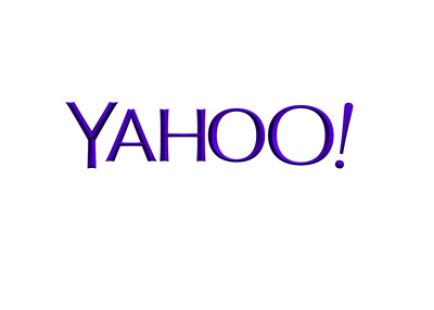 Yahoo company logo - Year 2015 - Blue / purple colour