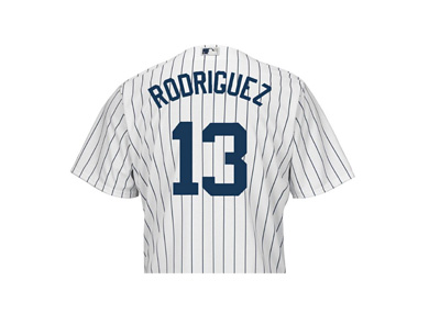 Alex Rodriguez 13 Jersey Number Sticker for Sale by